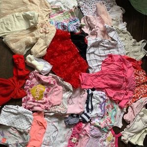 Baby girl clothes lot
